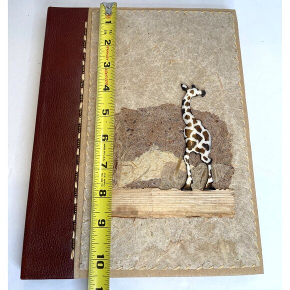 Maasai Africa Art Book Kenya Notebook Journal Giraffe Beaded Pen Handcrafted NEW - Picture 7 of 10